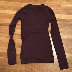 lululemon athletica Long Sleeve Top - Dark Purple